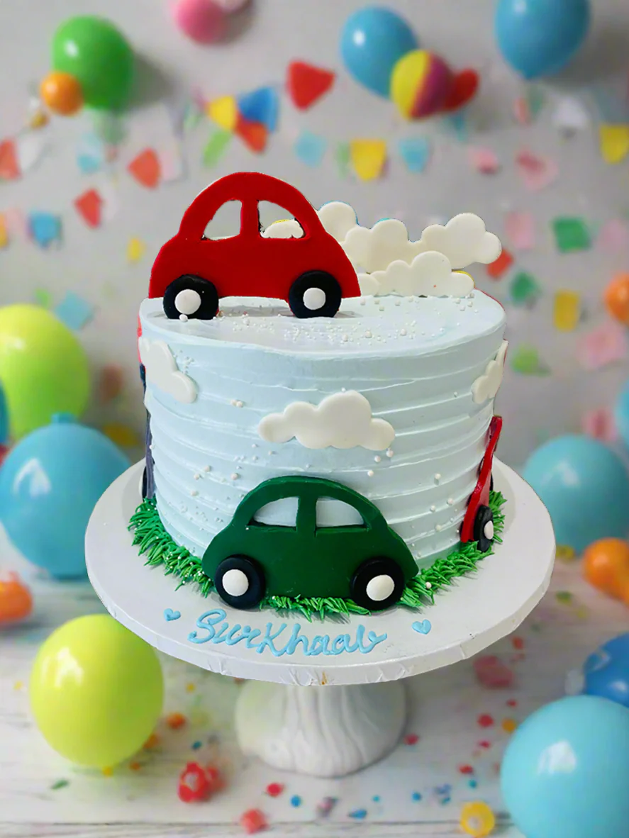 Surkhaab Car Cream Cake - Image 3