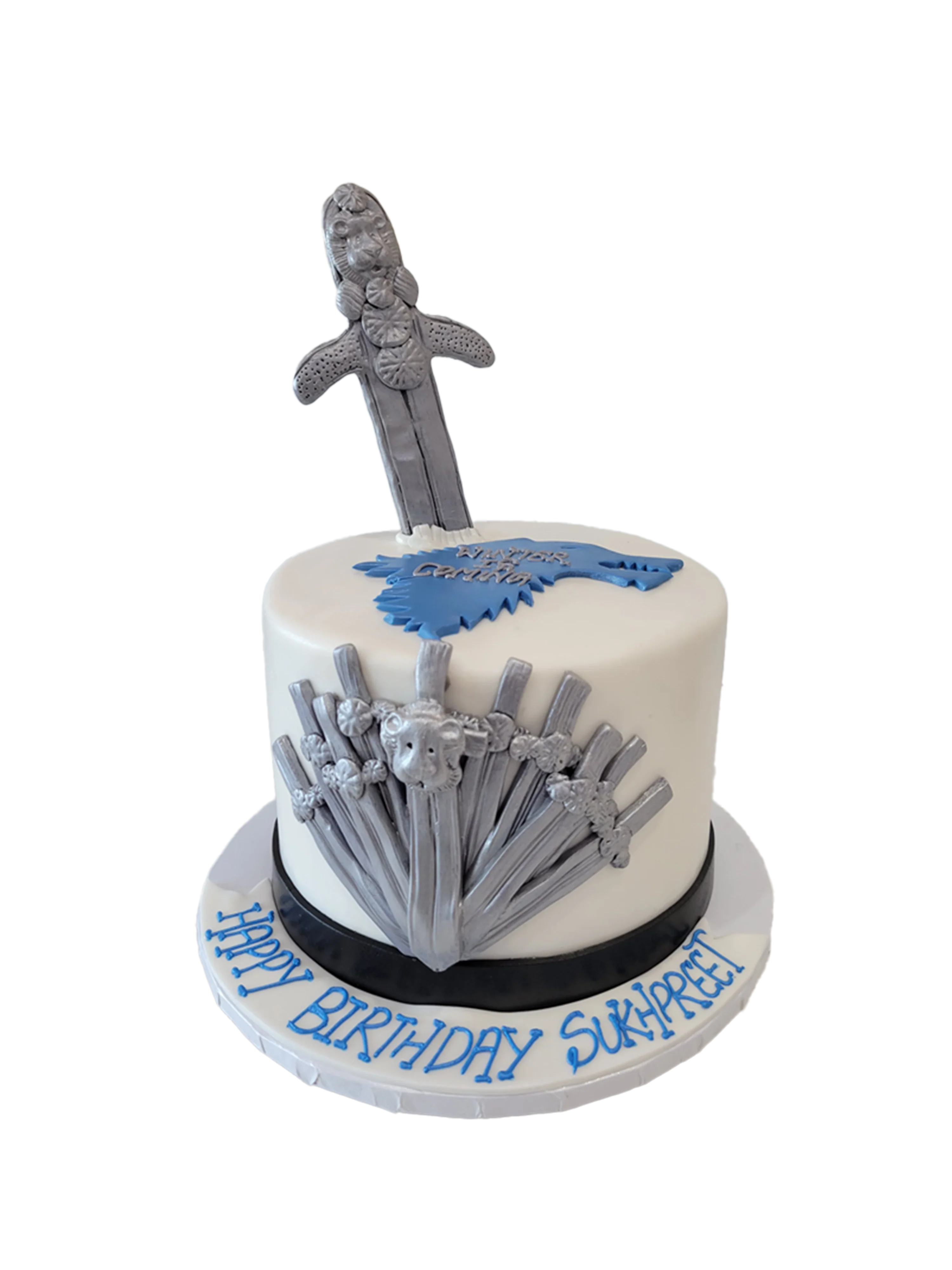 Sword Fondant Cake