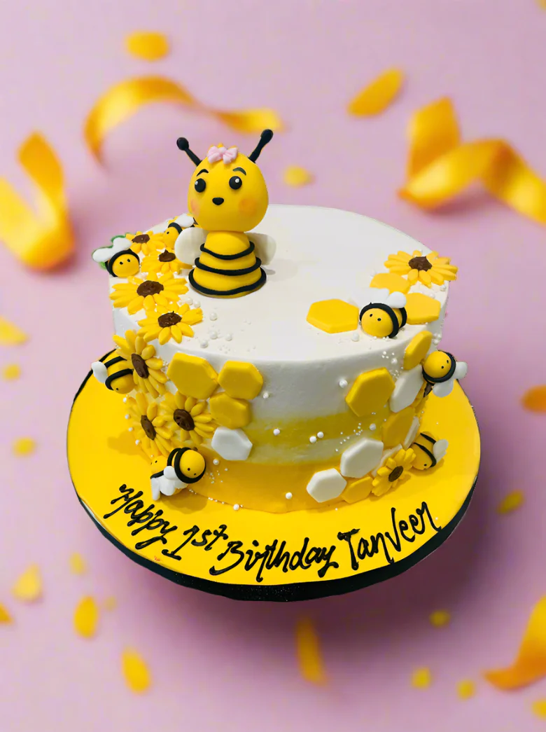 Tanveer Bee Cream Birthday Cake - Image 3