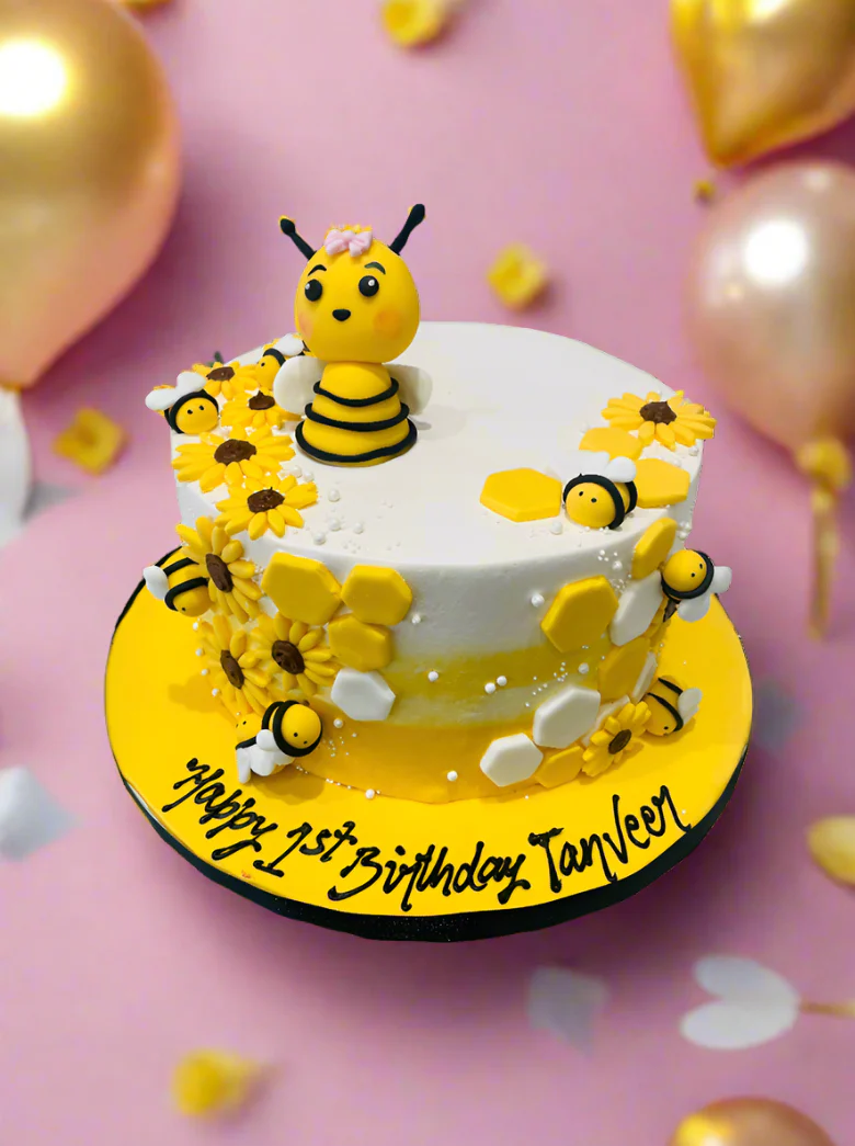 Tanveer Bee Cream Birthday Cake - Image 4
