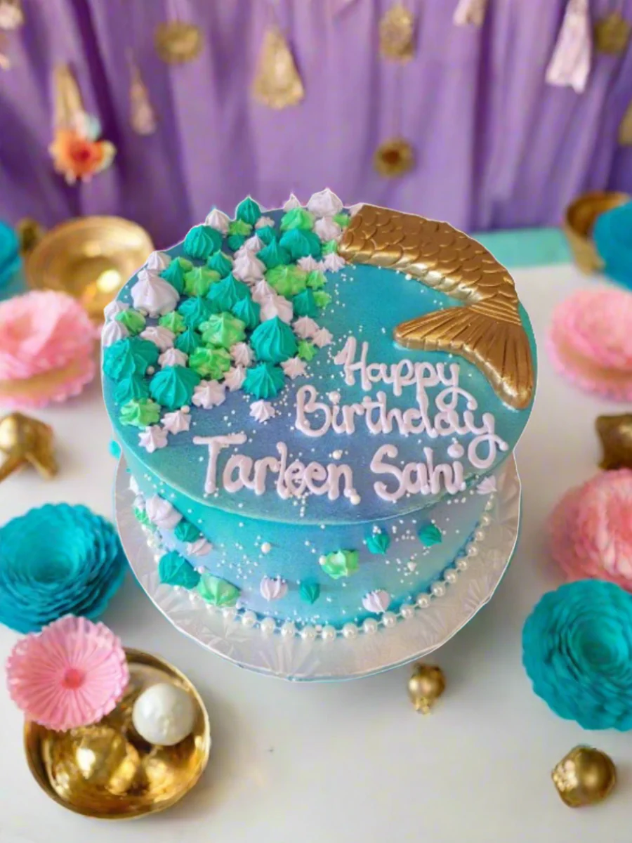 Tarleen Mermaid Birthday Cake - Image 2