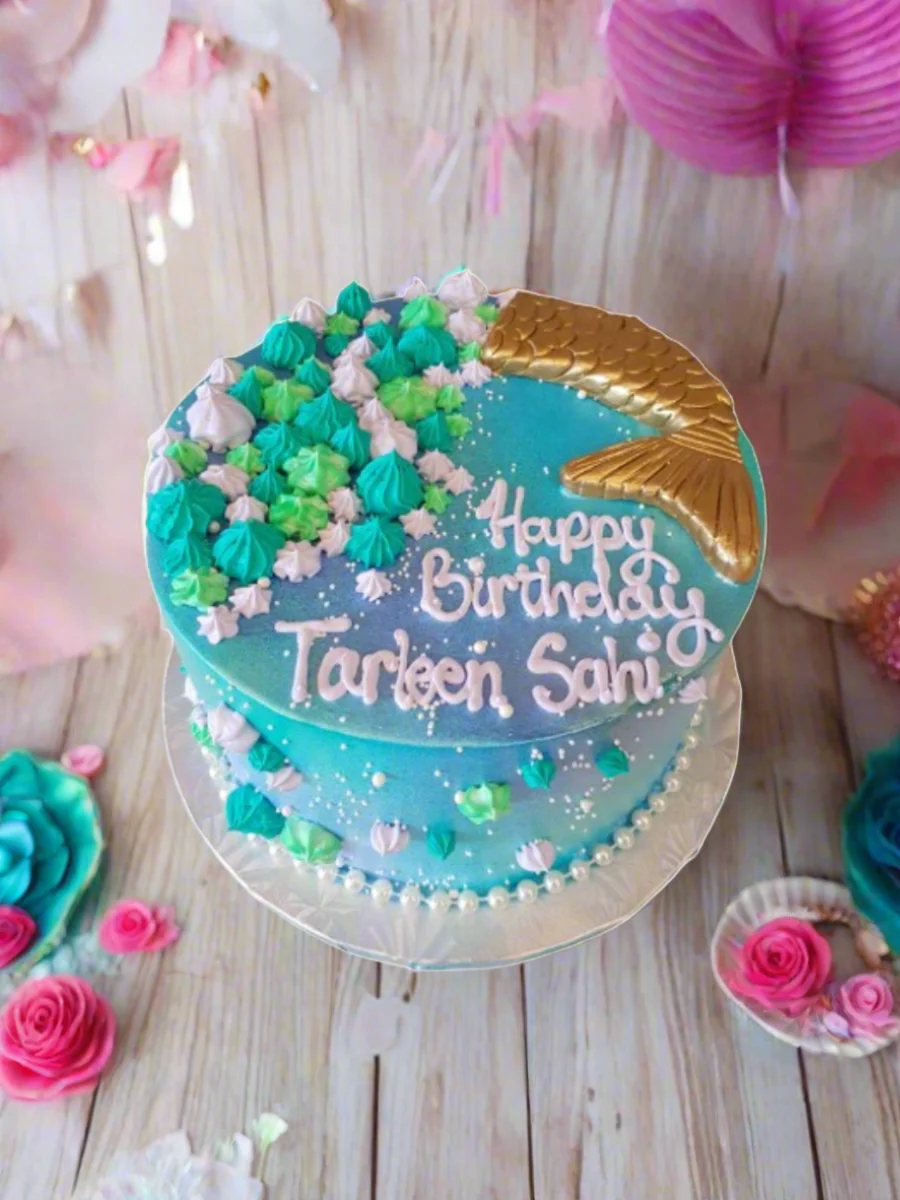 Tarleen Mermaid Birthday Cake - Image 3