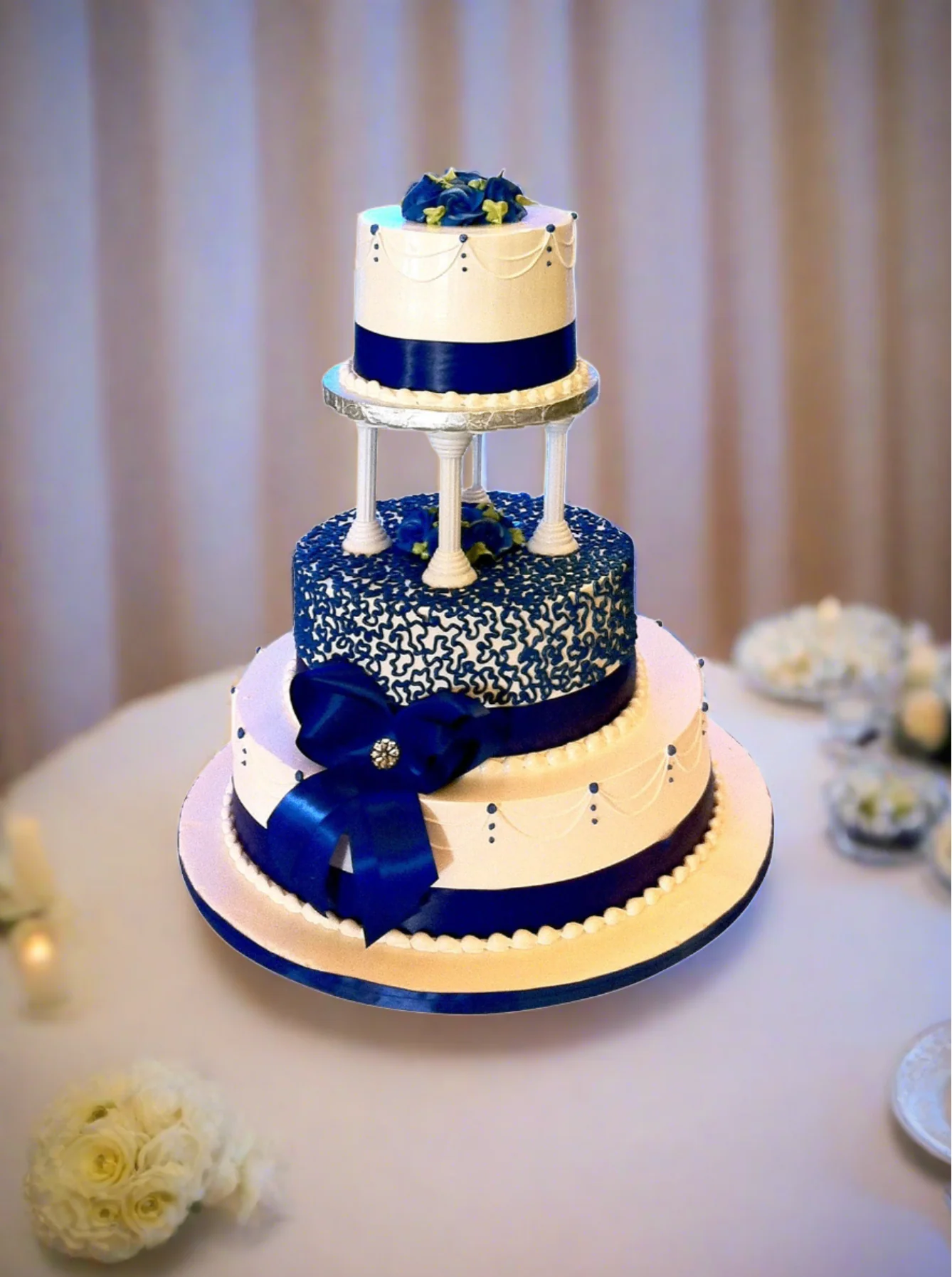 Taylor Elegant Wedding Cake - Image 3
