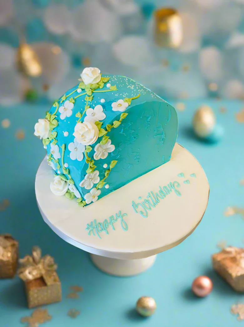 Teal Arch Birthday Cake - Image 2