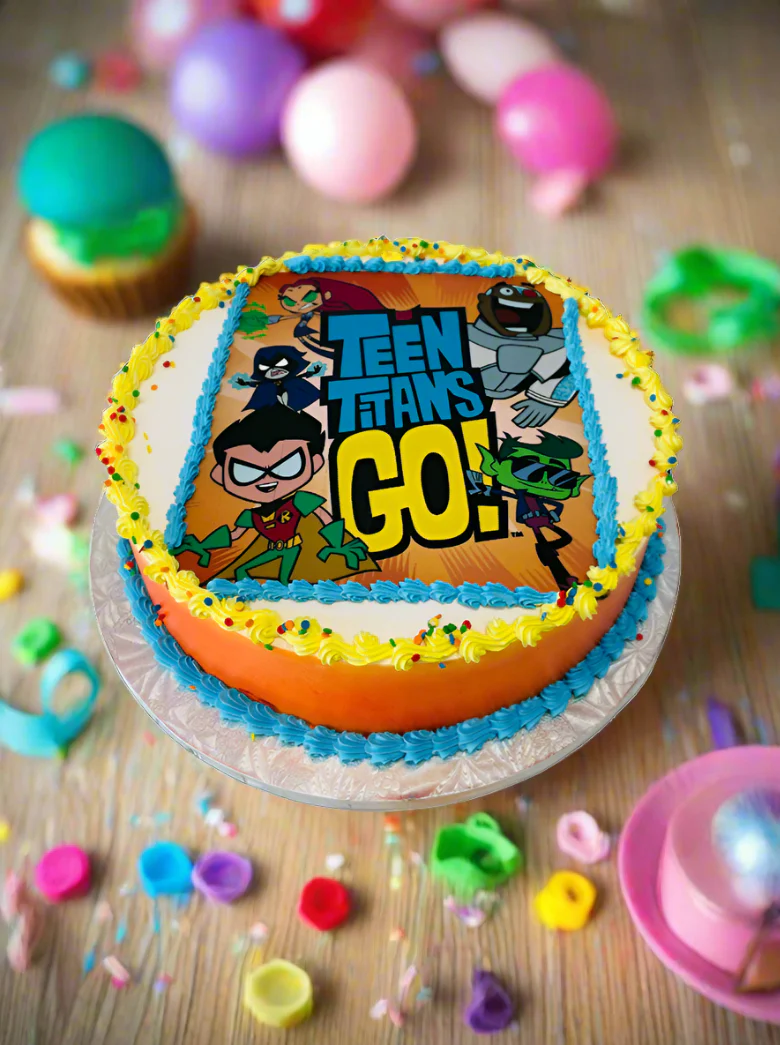 Teen Titans Photo Cake - Image 2