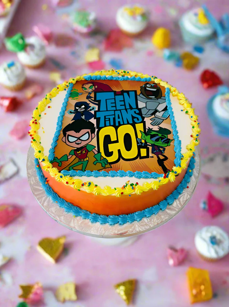 Teen Titans Photo Cake - Image 4