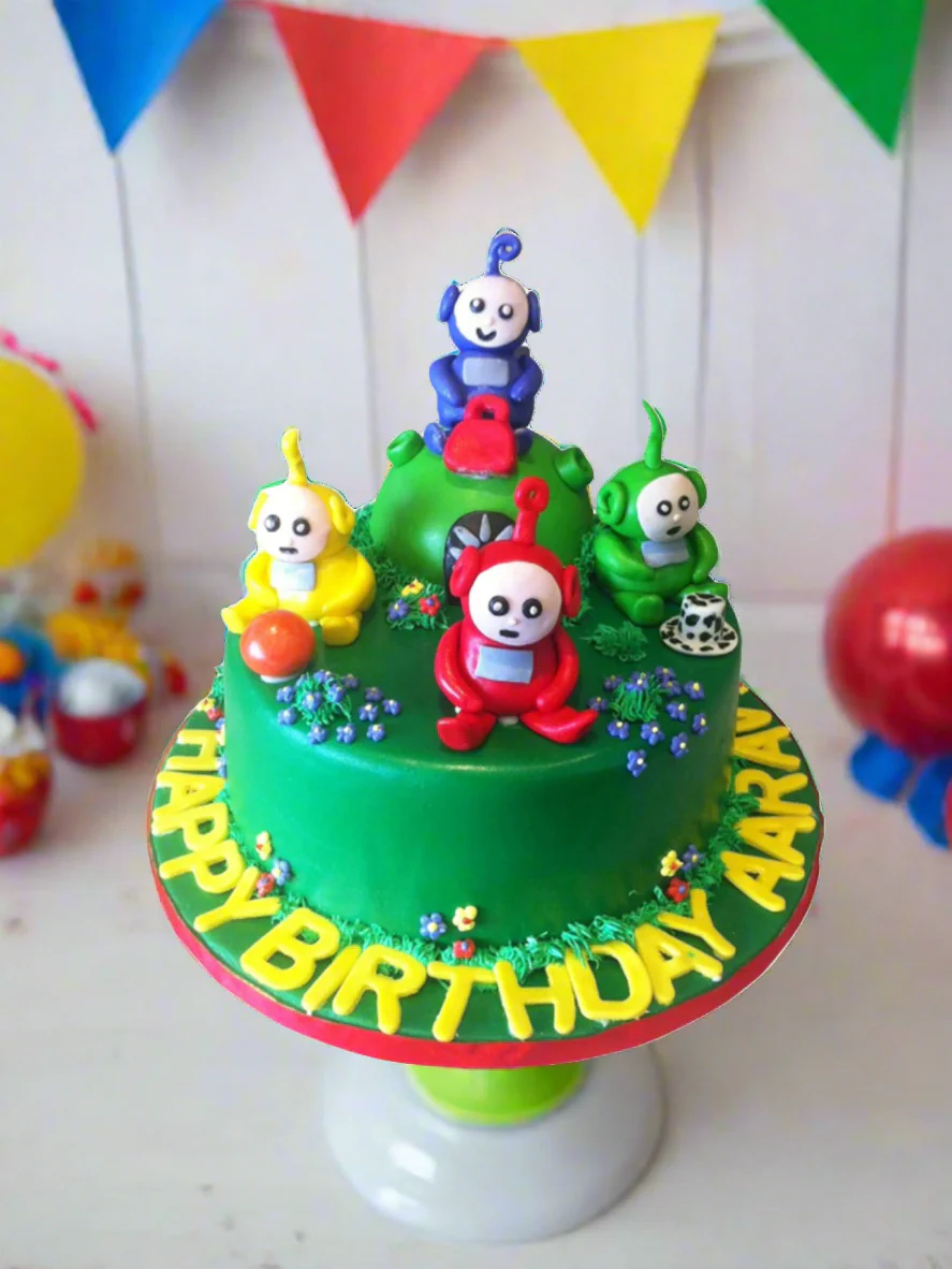 Teletubbies Fondant Cake - Image 3
