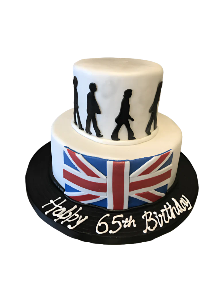 The Beatles Fondant Cake