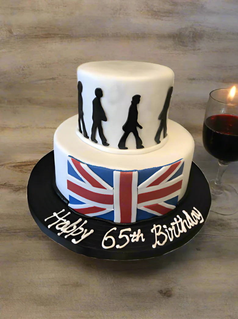 The Beatles Fondant Cake - Image 5