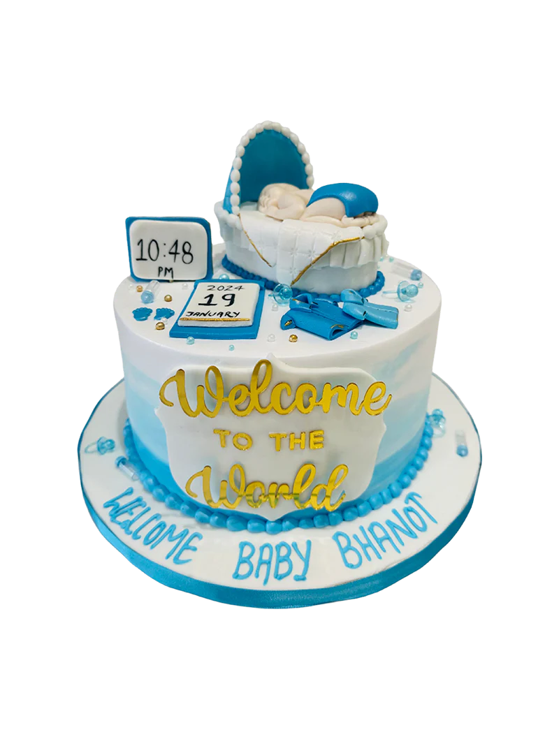 Welcome To The World Cream Cake