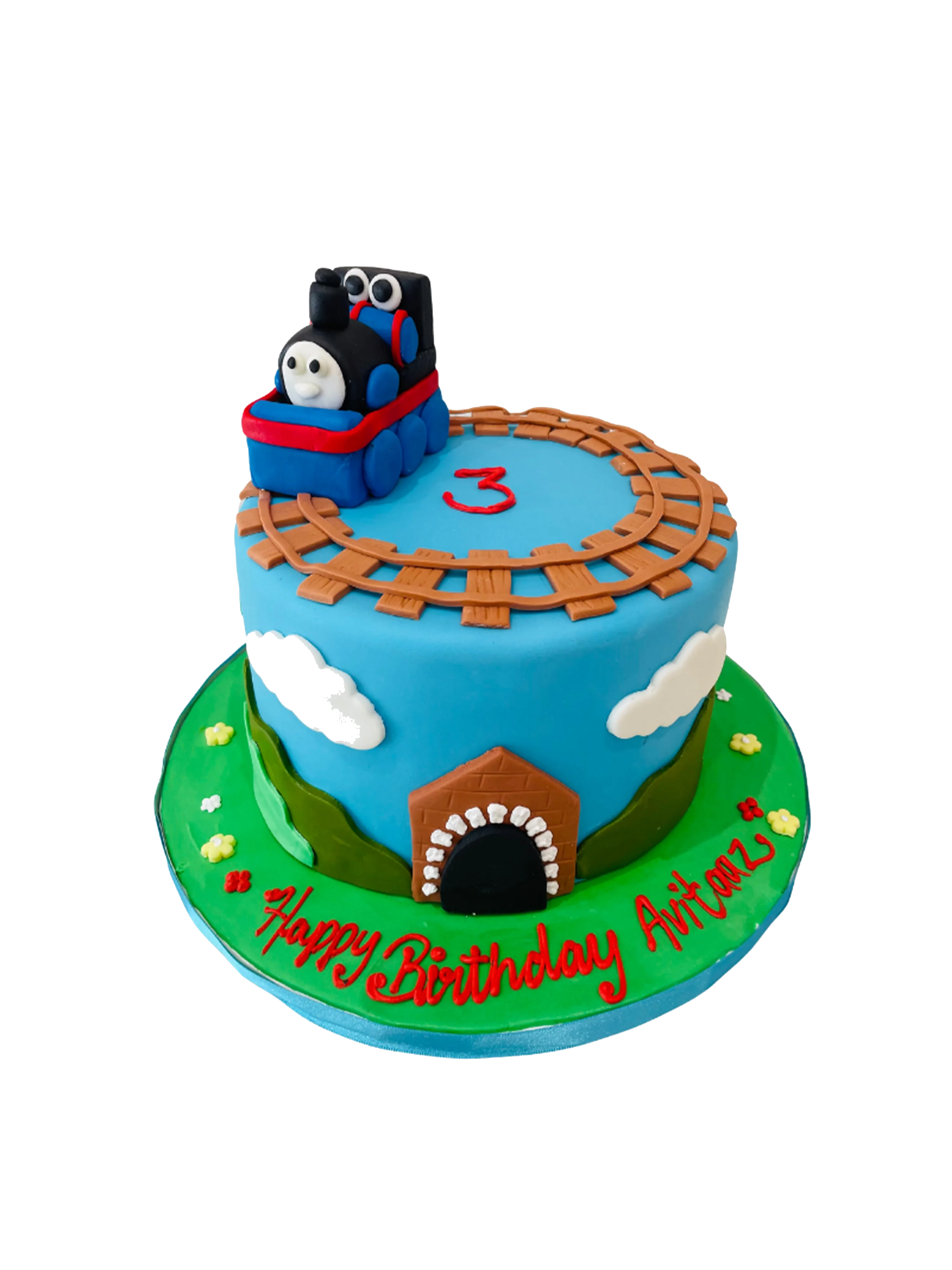 Thomas & Friends Fondant Cake