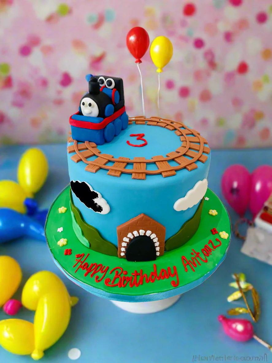 Thomas & Friends Fondant Cake - Image 2