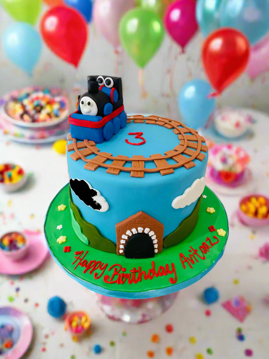 Thomas & Friends Fondant Cake - Image 3