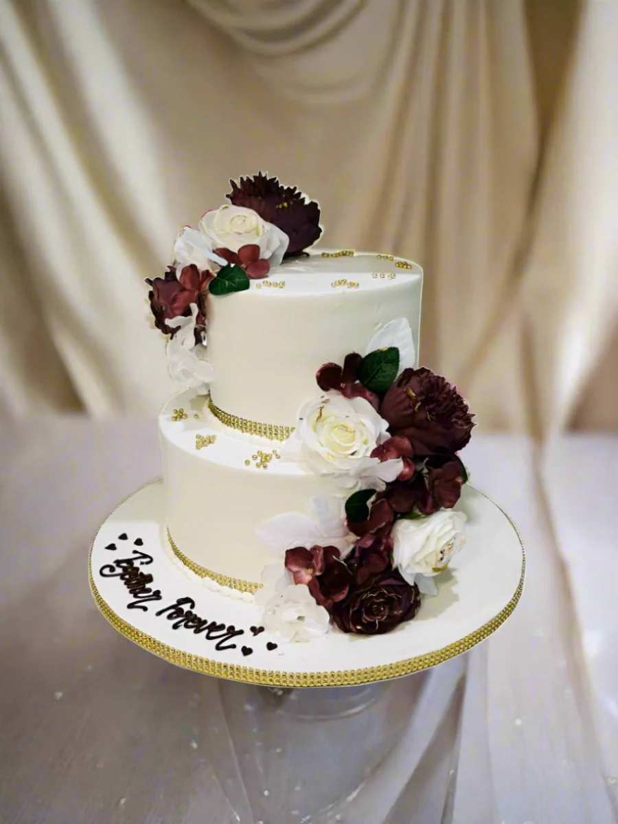 Together Forever Wedding Cake - Image 2