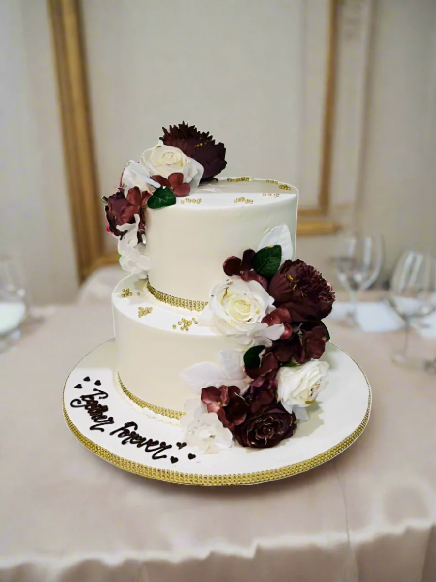 Together Forever Wedding Cake - Image 3