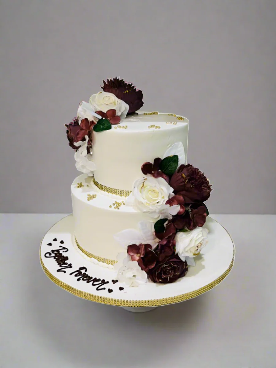 Together Forever Wedding Cake - Image 4