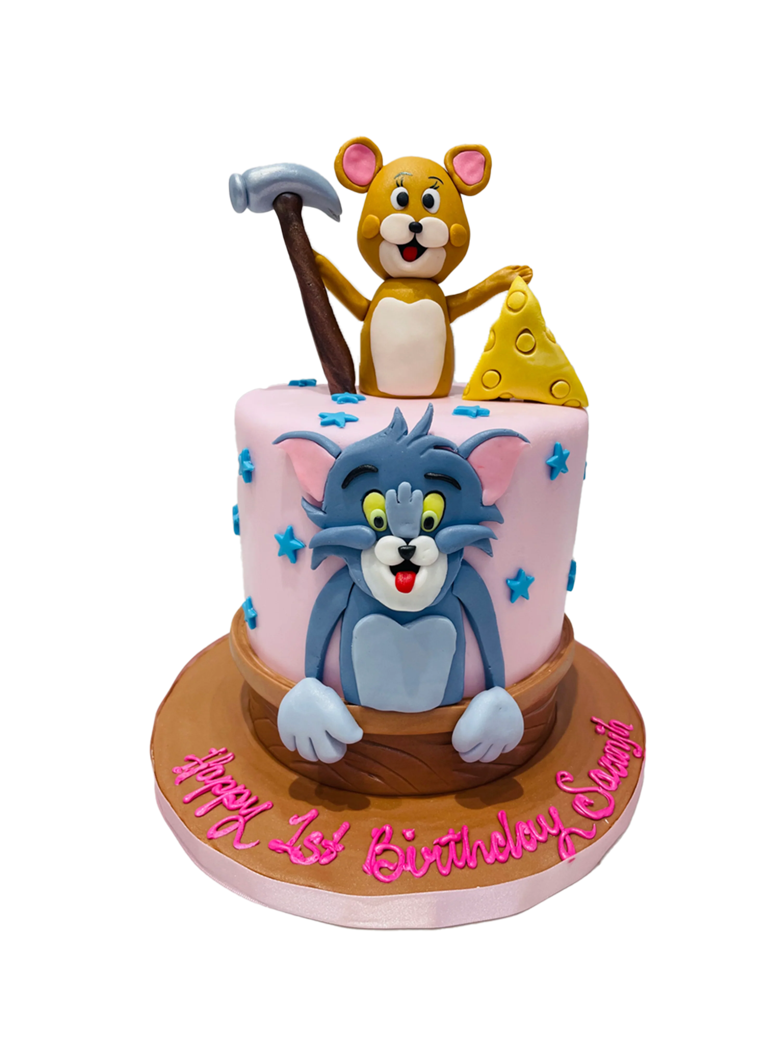 Tom & Jerry Fondant Cake