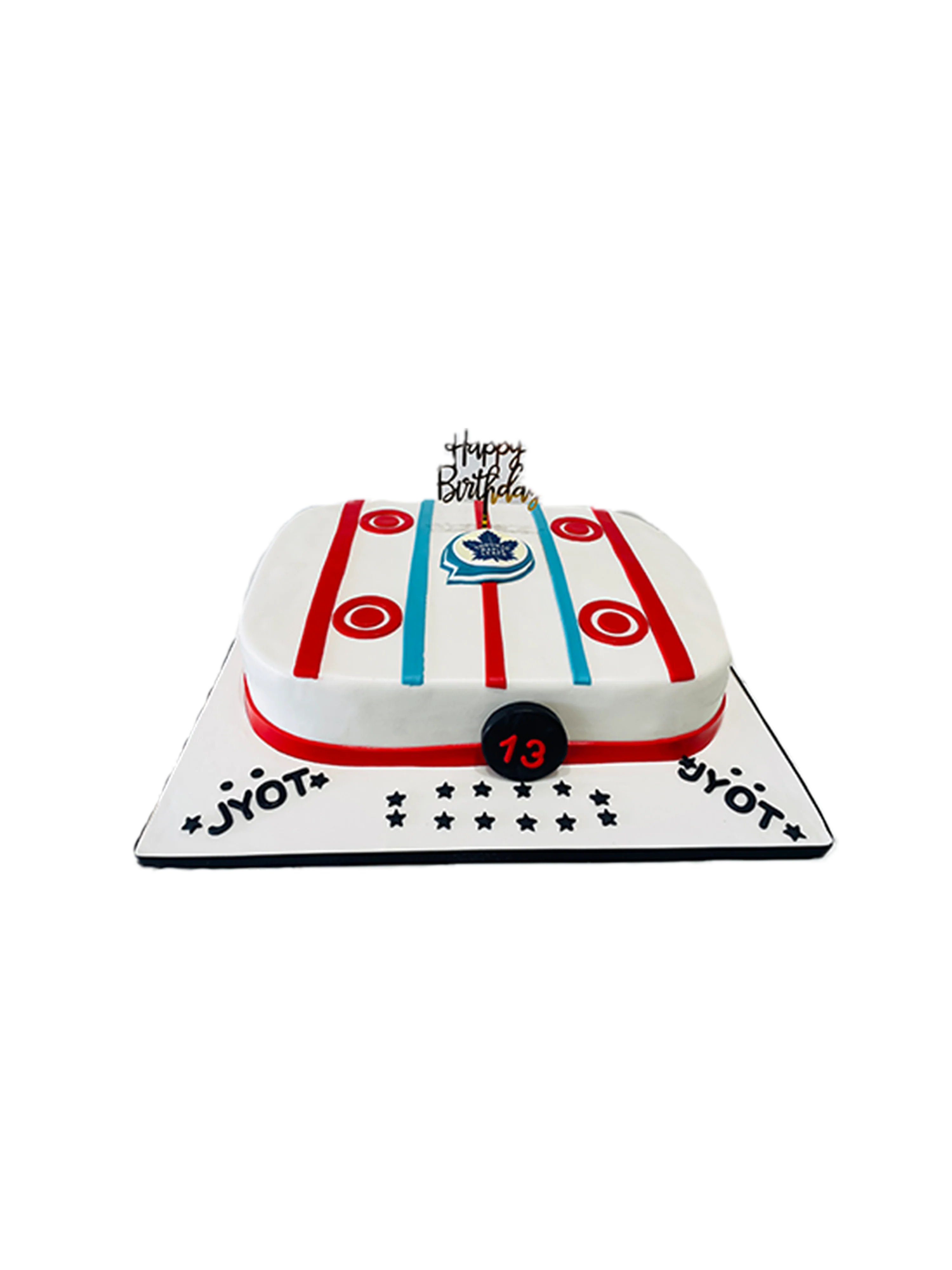 Toronto Maple Leaf Fondant Cake