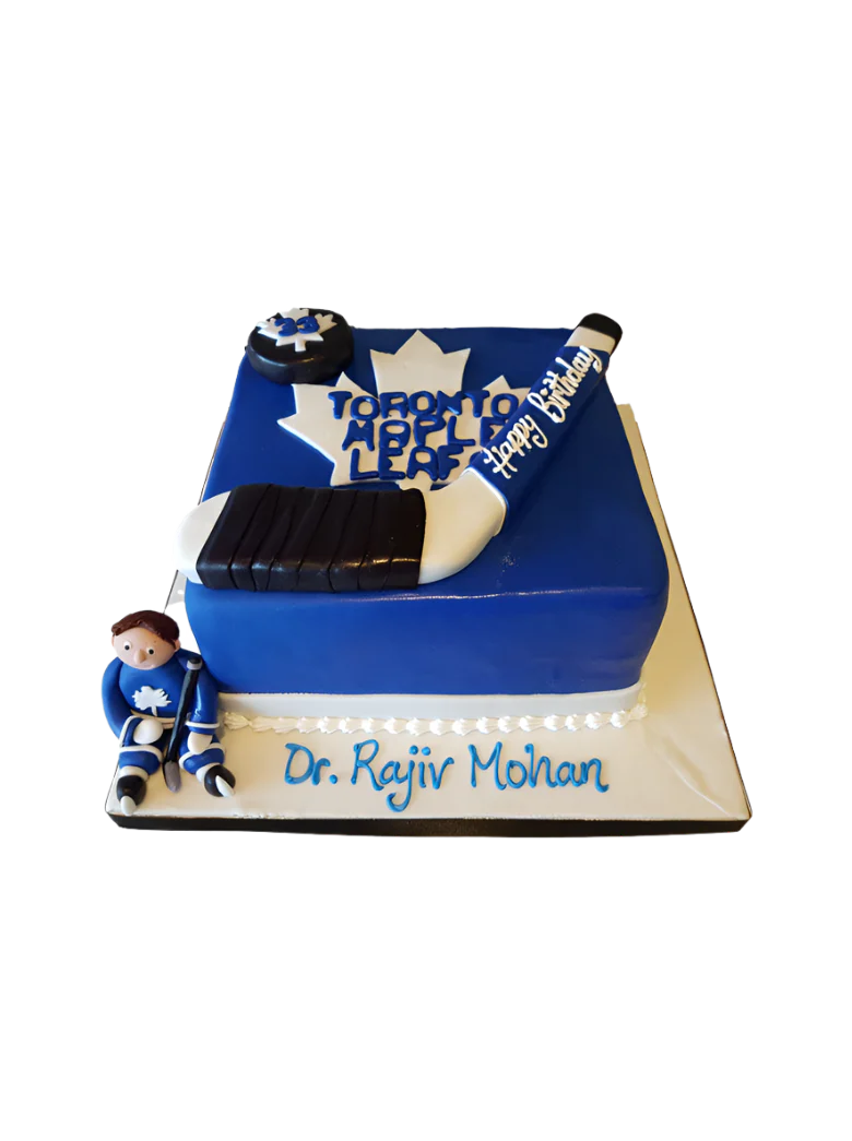 Toronto Maple Leaf Fondant Cake