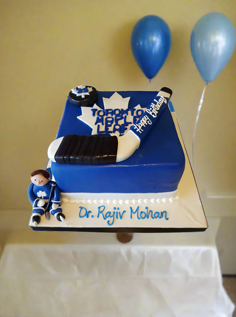 Toronto Maple Leaf Fondant Cake - Image 3