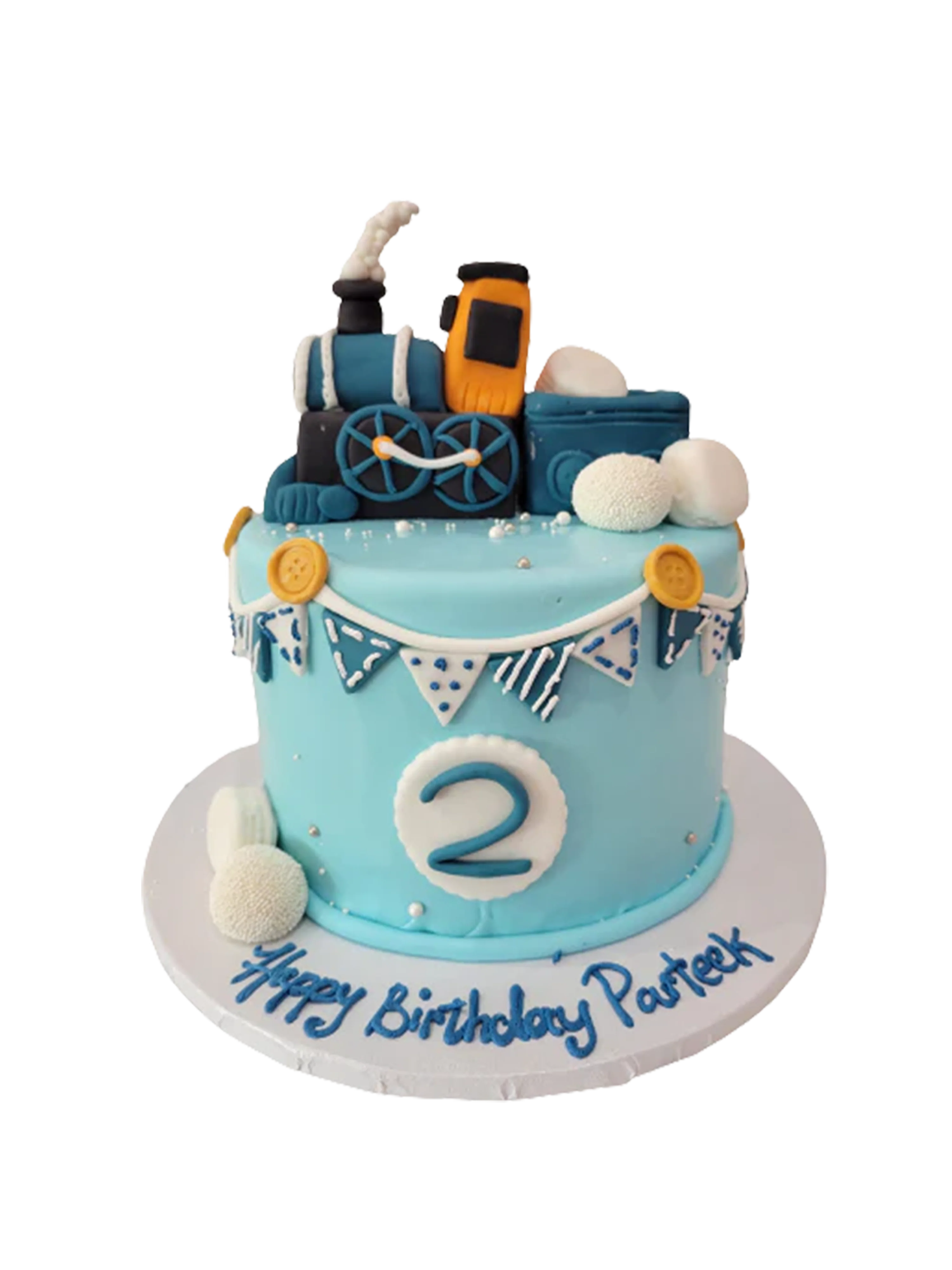 Train Fondant Cake