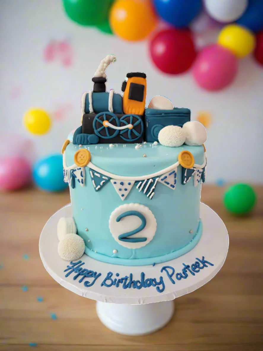 Train Fondant Cake - Image 2