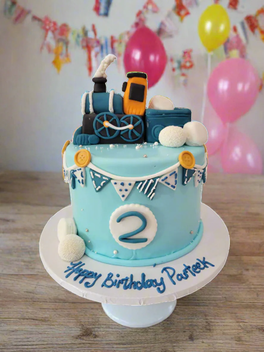 Train Fondant Cake - Image 3