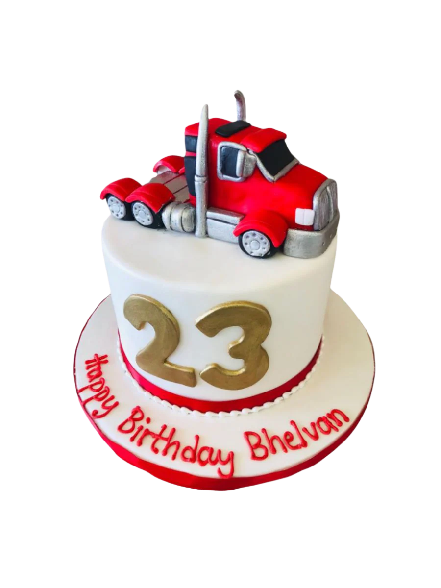 Truck Birthday Cake