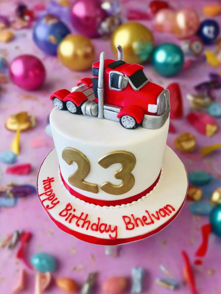 Truck Birthday Cake - Image 2