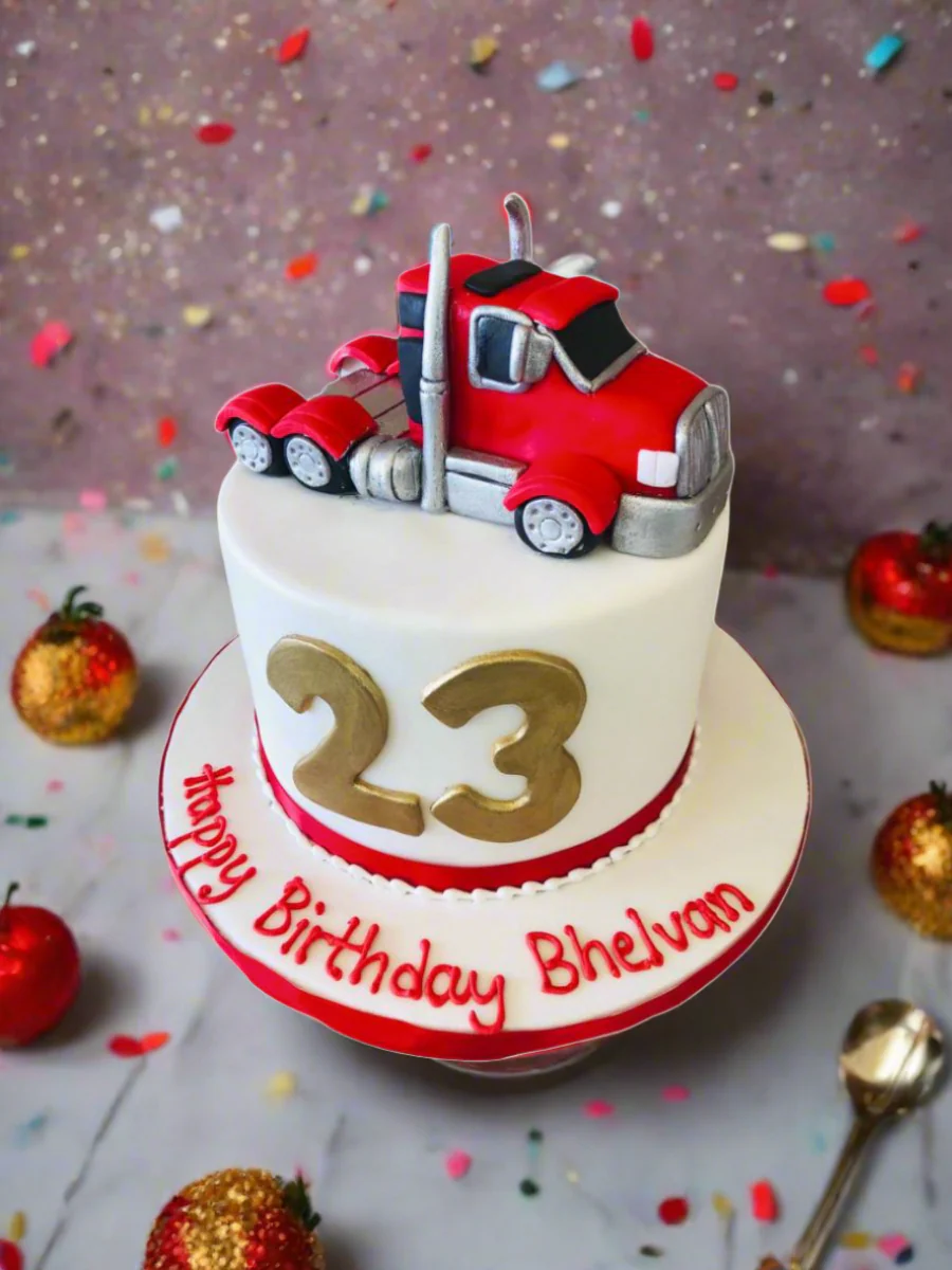 Truck Birthday Cake - Image 3