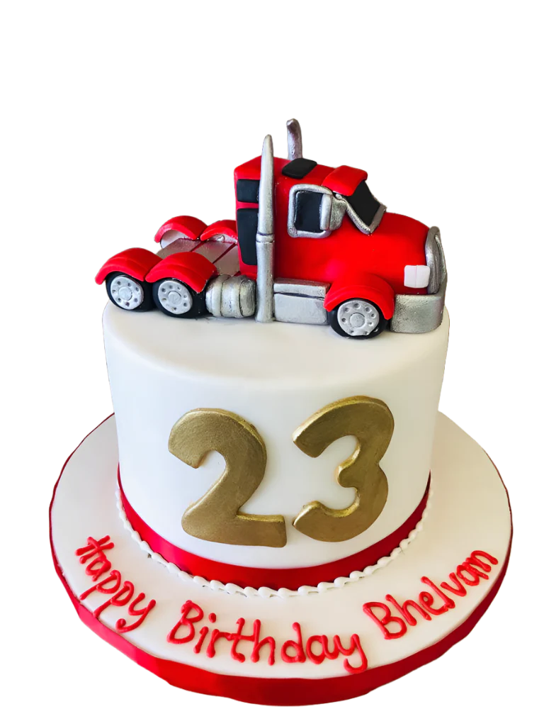 Truck Birthday Cake - Image 5