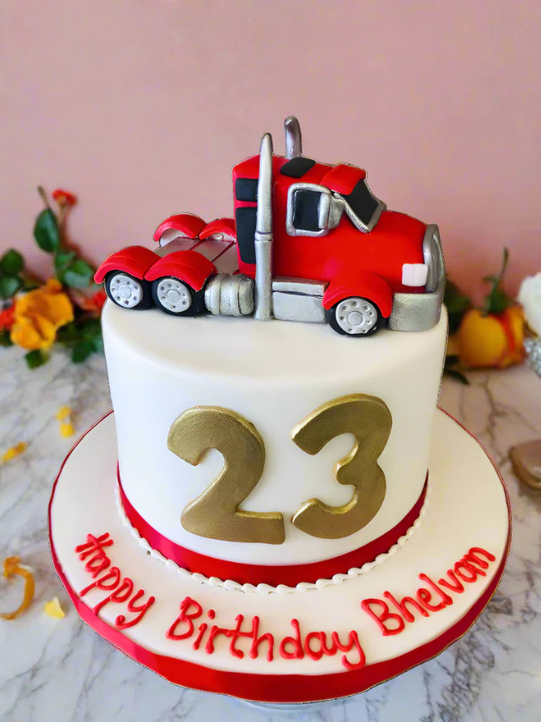 Truck Birthday Cake - Image 7