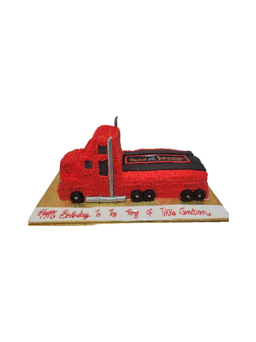 Truck Molded Cream Cake