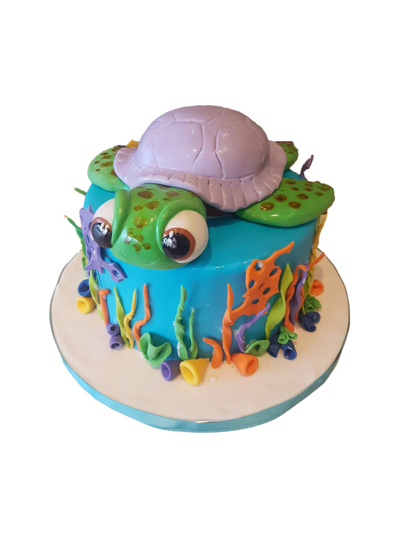 Turtle Fondant Cake - Image 5