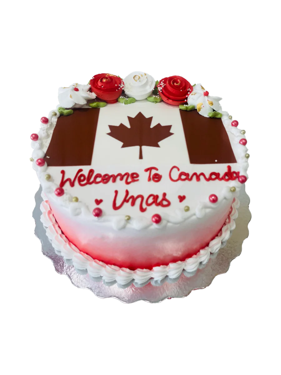 Unas Welcome To Canada Cake
