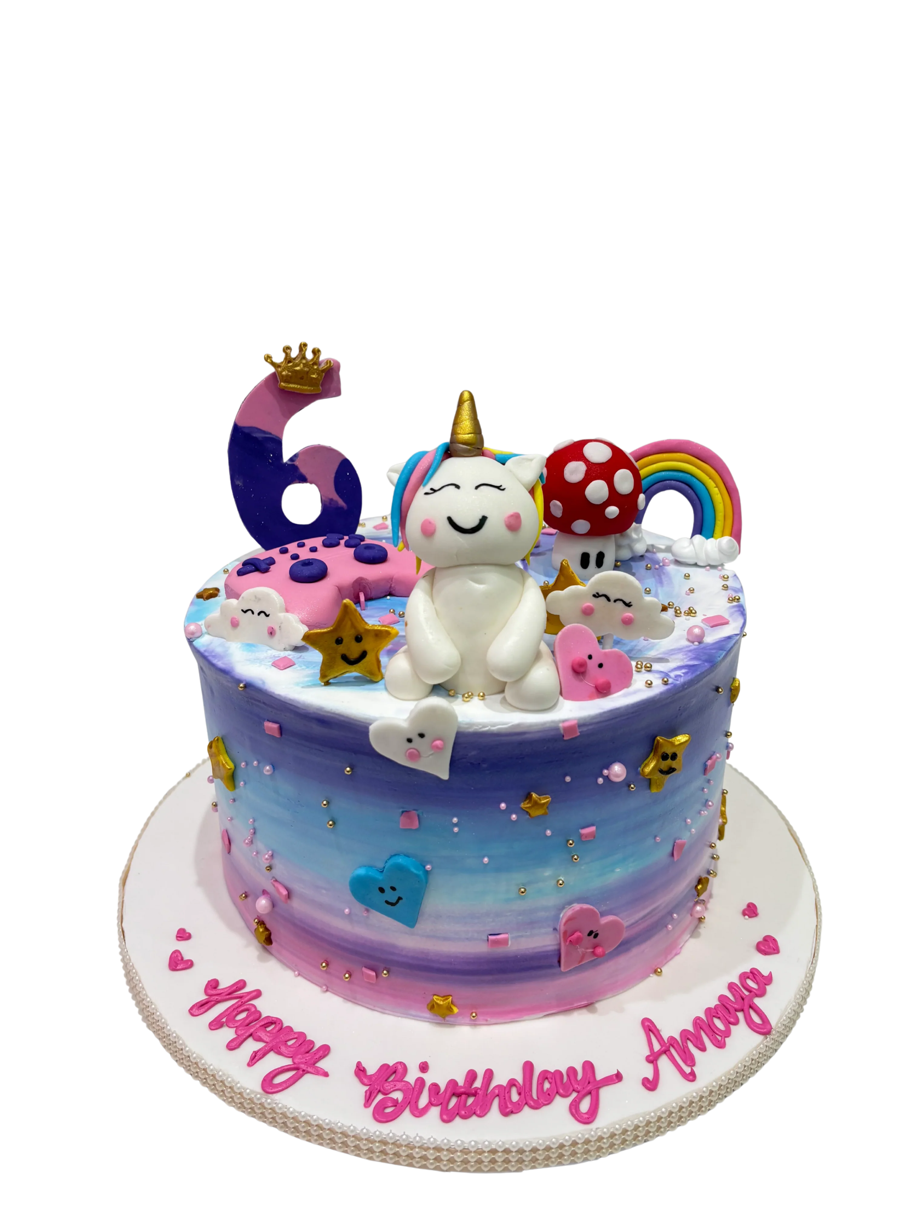 Unicorn Gamer Cream Cake