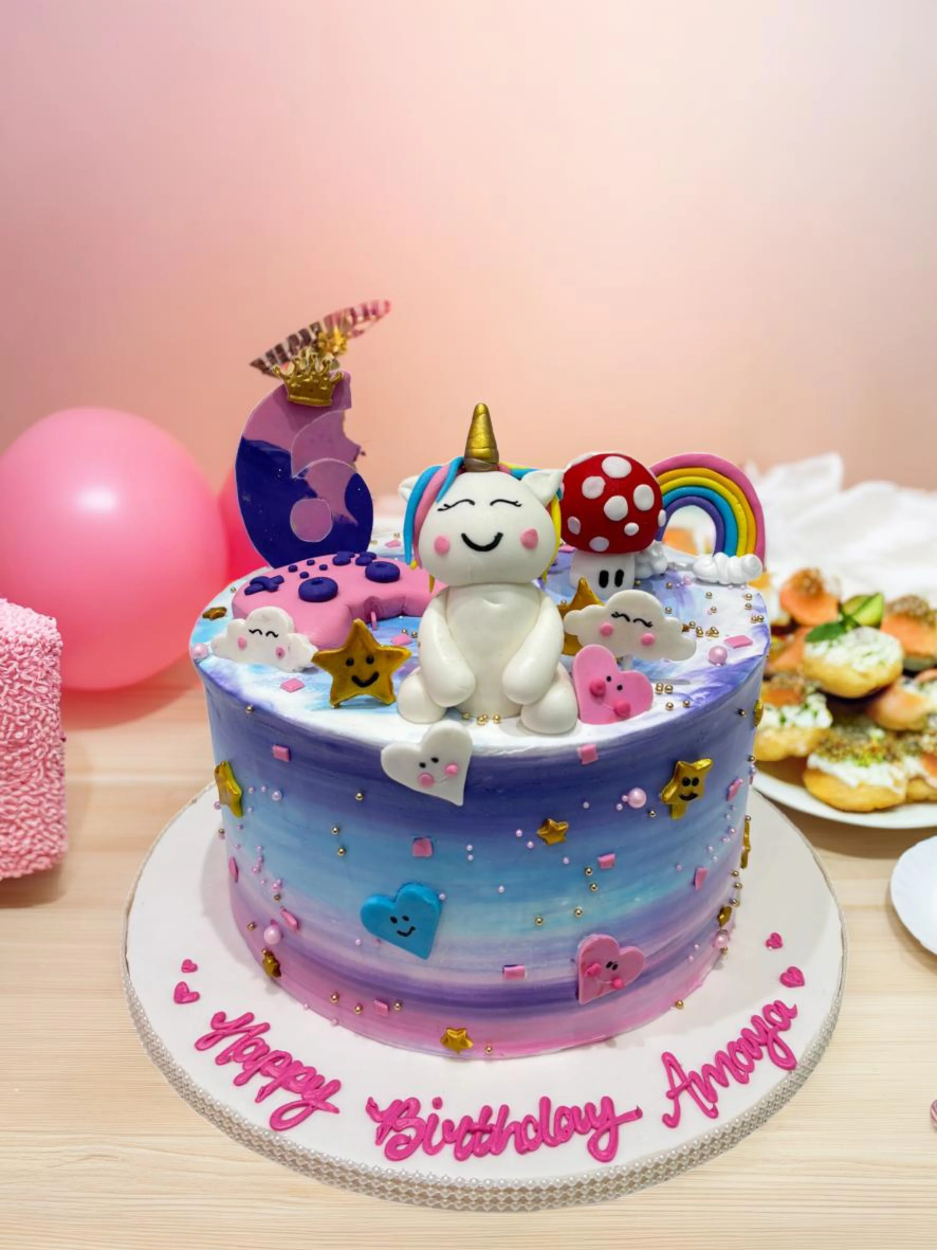 Unicorn Gamer Cream Cake - Image 2
