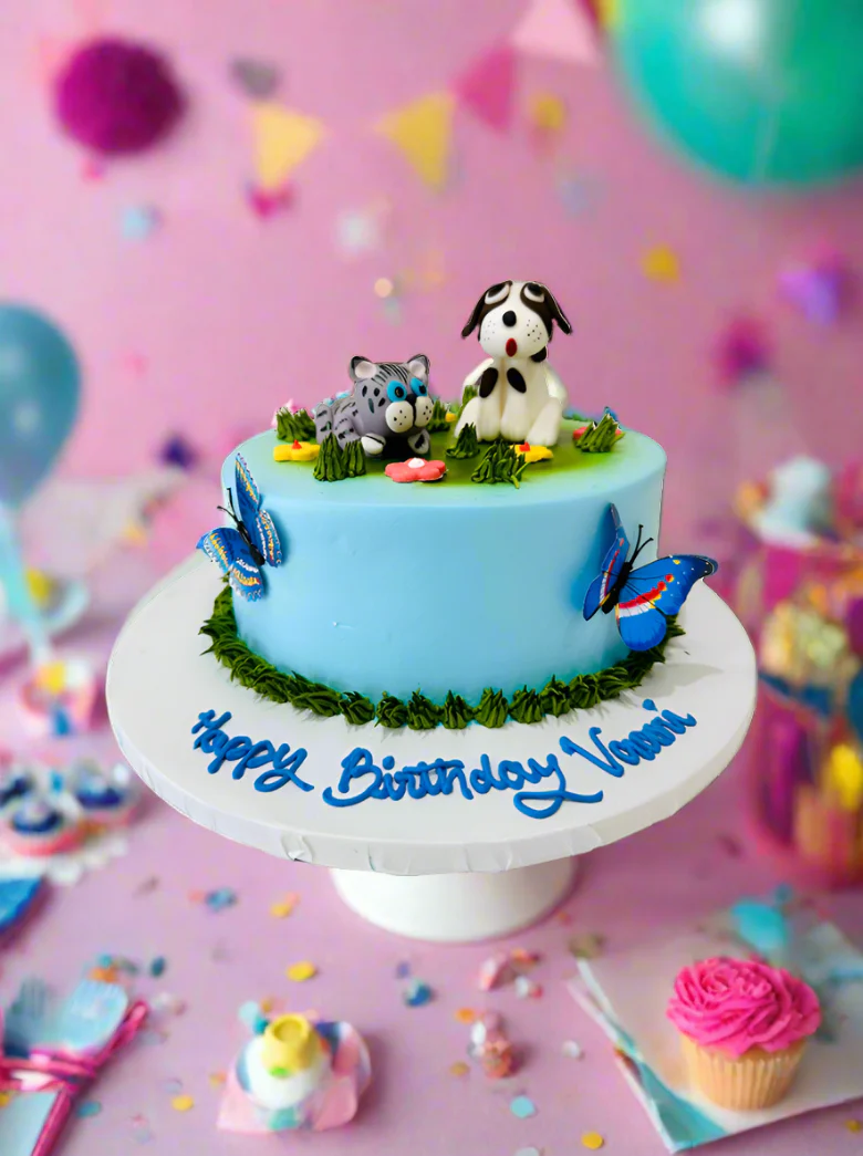 Vaani Cream Birthday Cake - Image 3