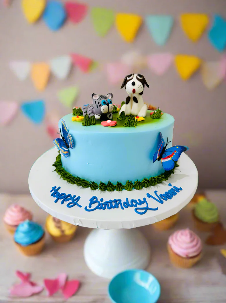 Vaani Cream Birthday Cake - Image 4