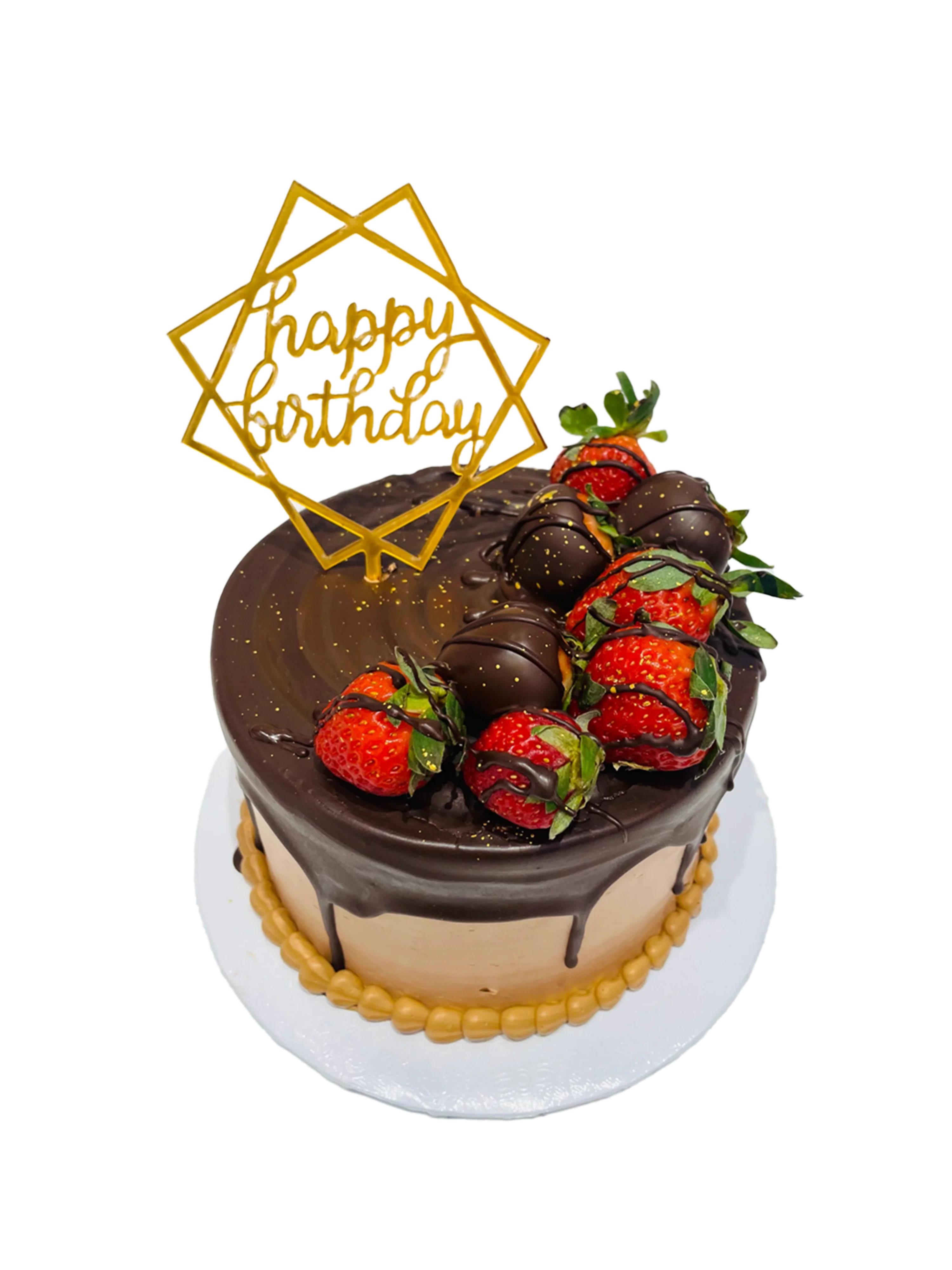 Valentine Strawberry & Choco Cake