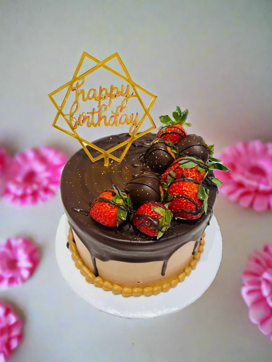Valentine Strawberry & Choco Cake - Image 2