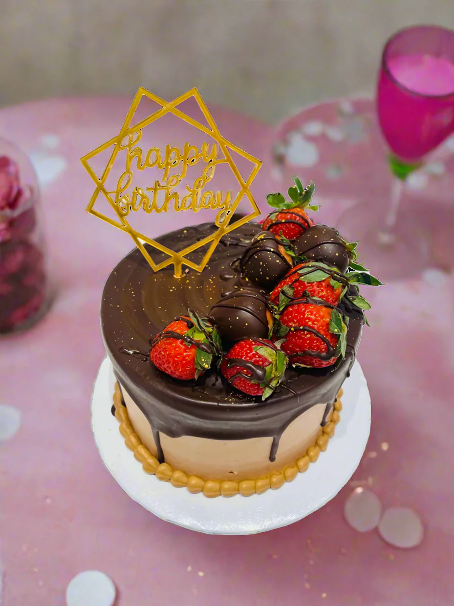 Valentine Strawberry & Choco Cake - Image 3