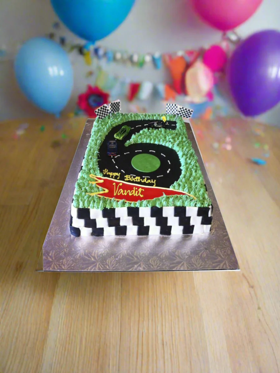 Vandit Car Track Cake - Image 3