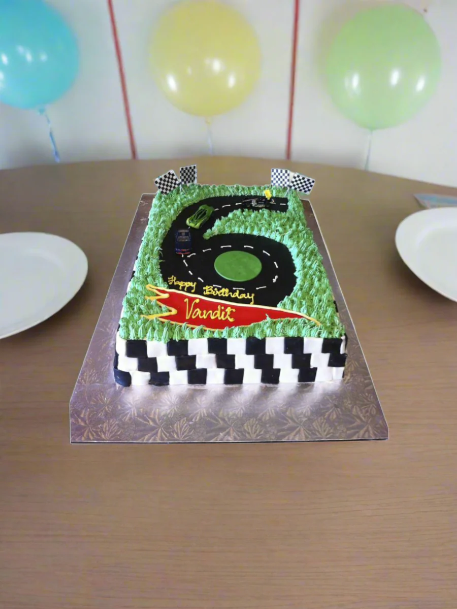 Vandit Car Track Cake - Image 4