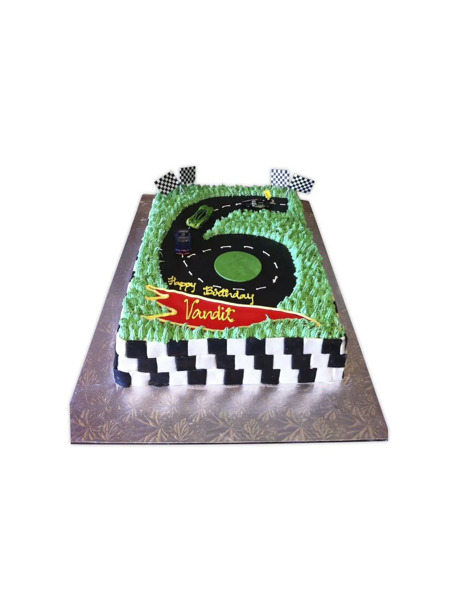 Vandit Car Track Cake - Image 5