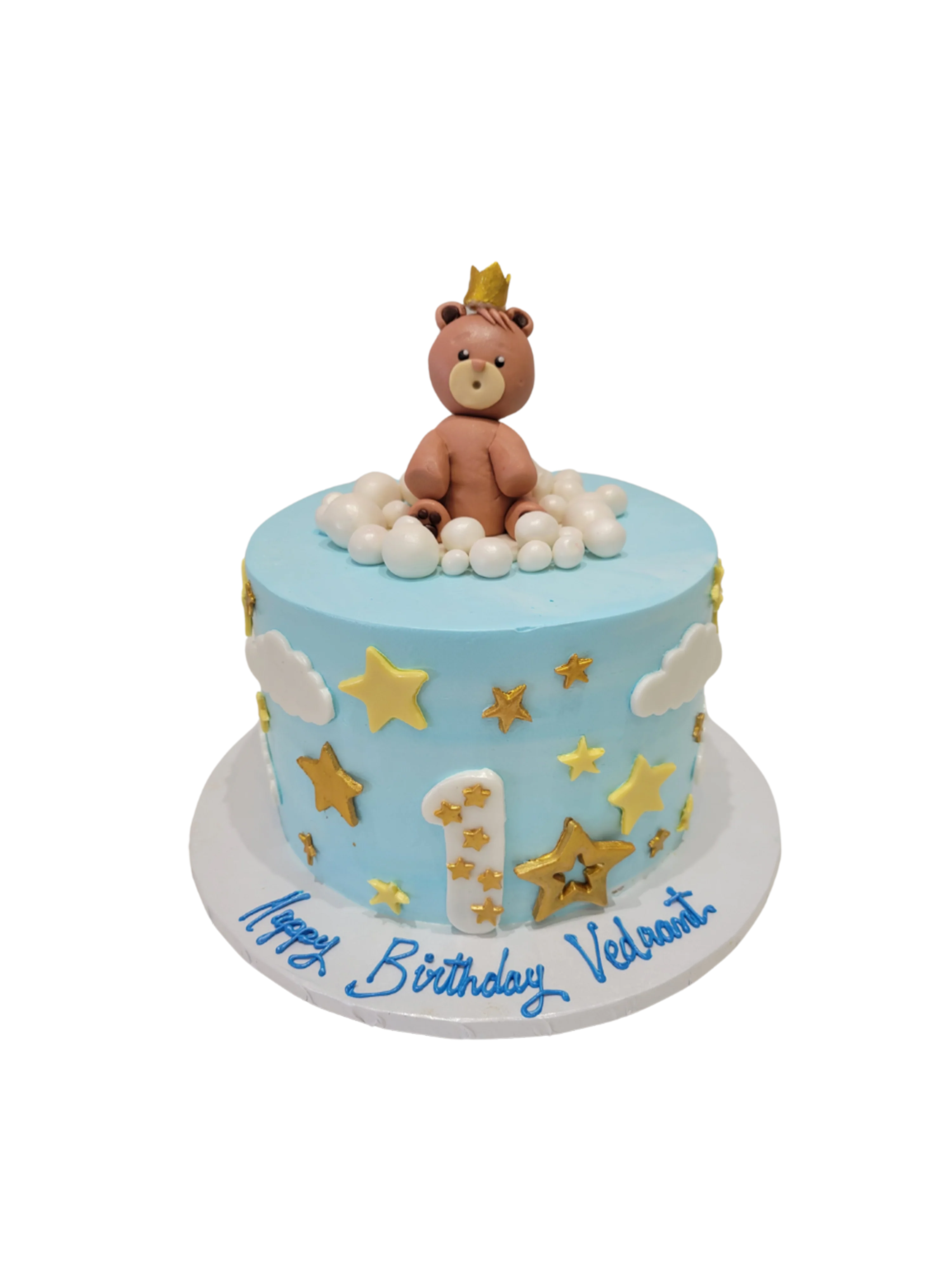 Vedaant Teddy Birthday Cake