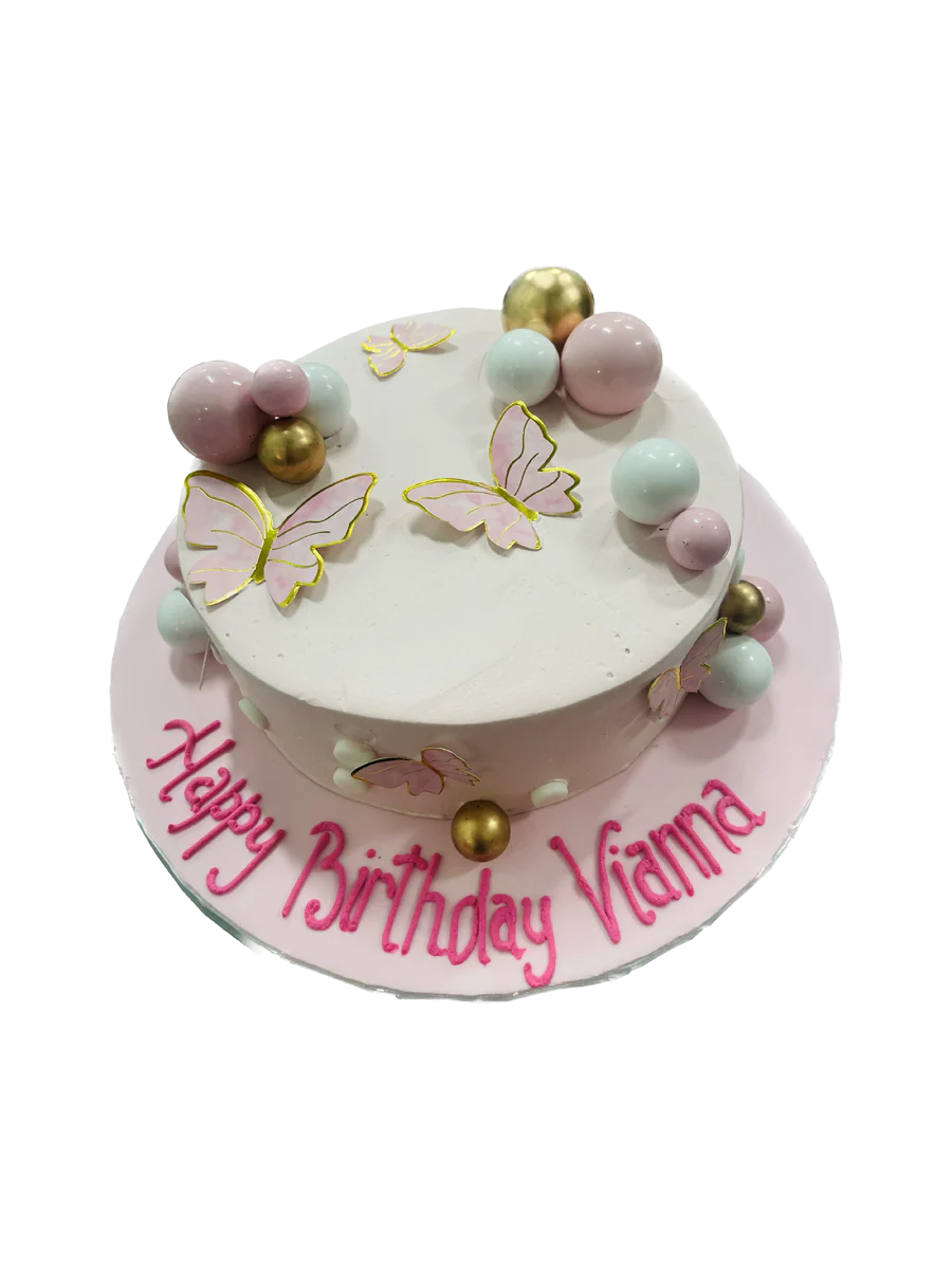 Vianna Pink Butterfly Cake