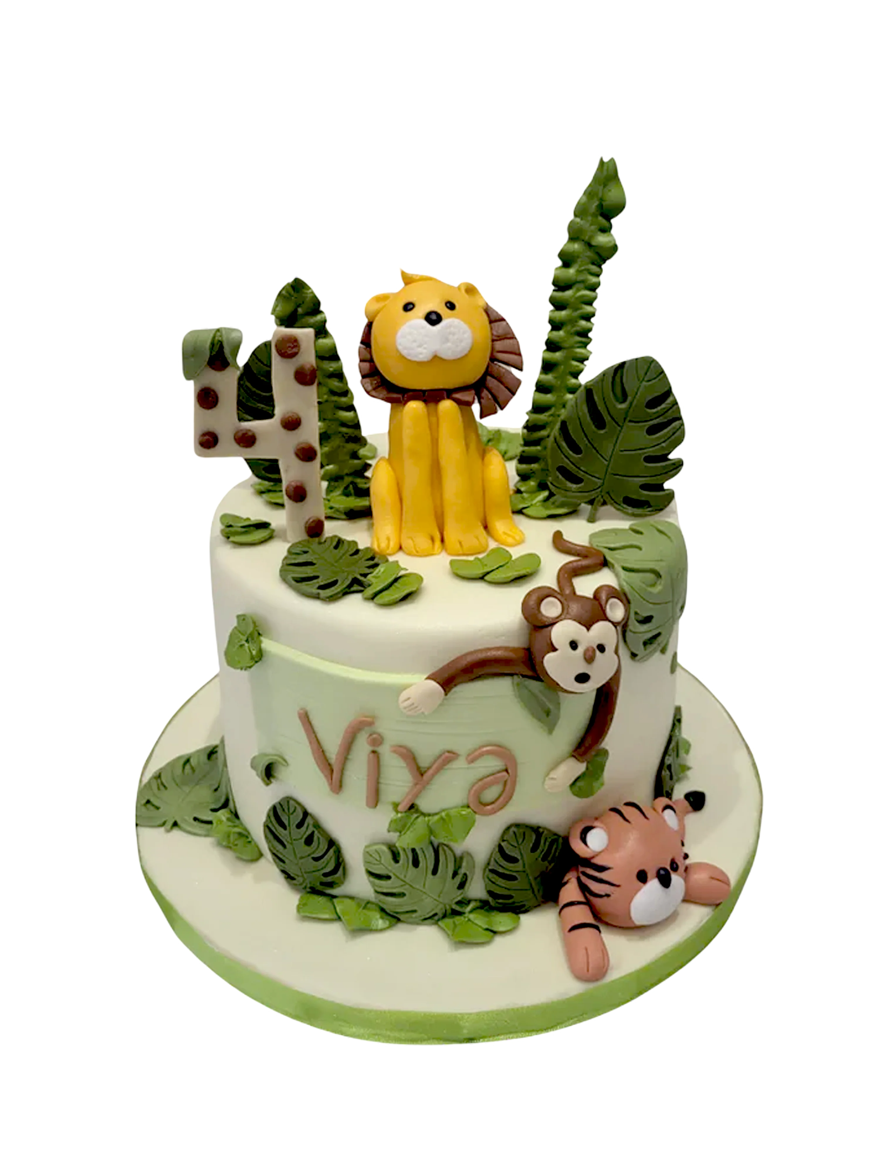 Viya Jungle Fondant Cake