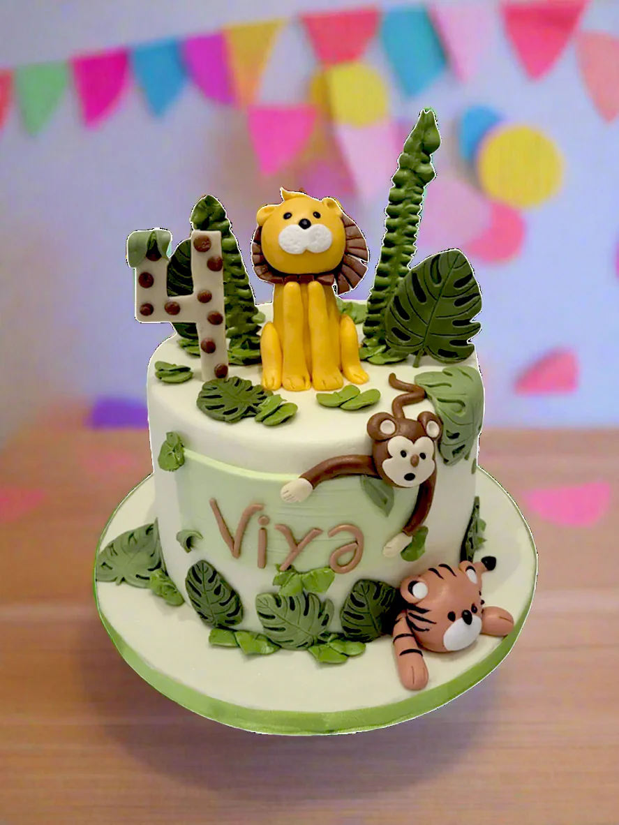 Viya Jungle Fondant Cake - Image 2