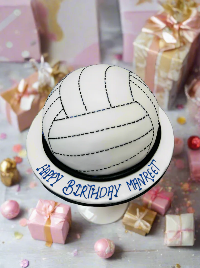 Volleyball Molded Cake - Image 3